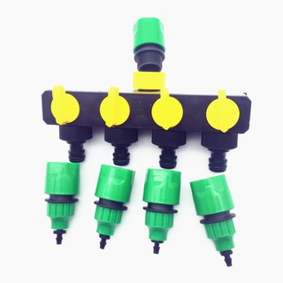 Chia 4 đường tưới nhỏ giọt, tưới phun sương , tưới tự động ra ống 6mm hoặc ống 10mm