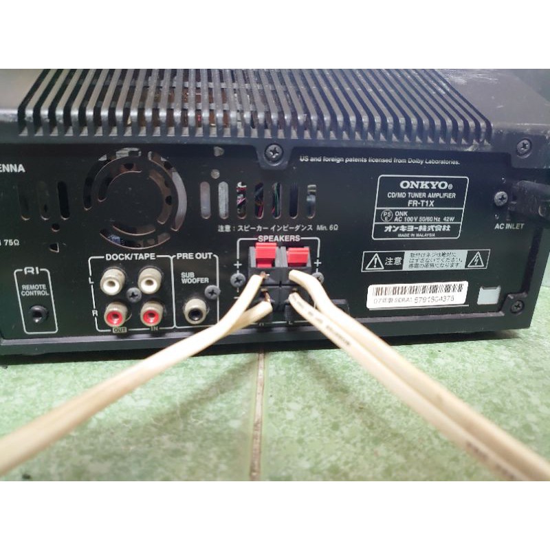 Dàn mini Onkyo T1X nguyên bản bãi Nhật aux tốt