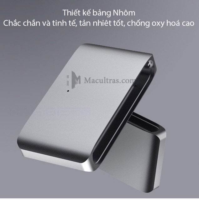 Hub USB Type C sang USB/TF/SD đa năng 4in1