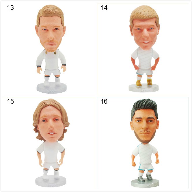 2.5inch Football Star Ronaldo Messi Neymar Pogba Soccer Player Doll Figurine Toy