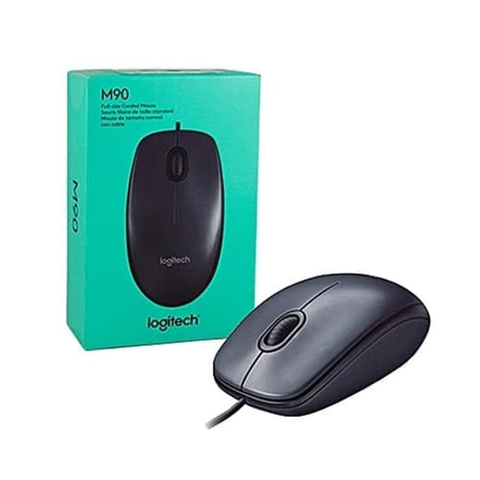 Mới Chuột Máy Tính Logitech M90 Đầu Cắm Usb