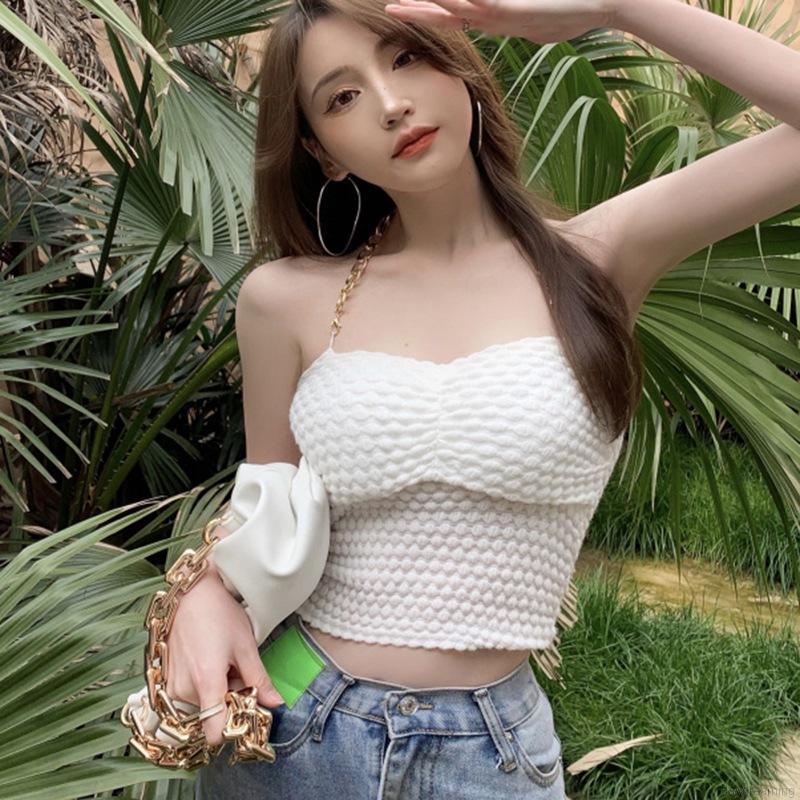 Áo Hai Dây Dáng Ôm Phong Cách Quyến Rũ Cho Nữ