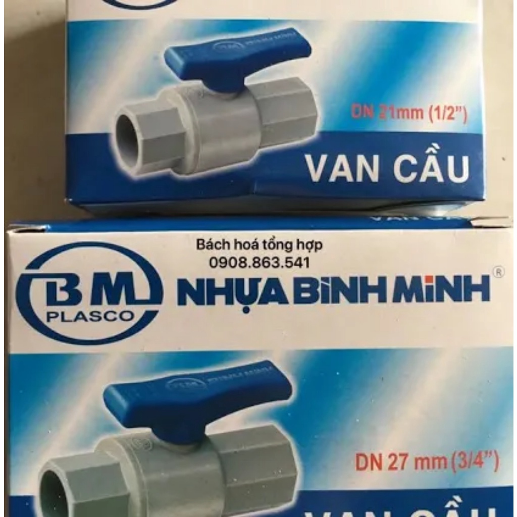 Van cầu nhựa 21 - 27 - 34 - 42 - 49 BÌNH MINH - Chính Hãng