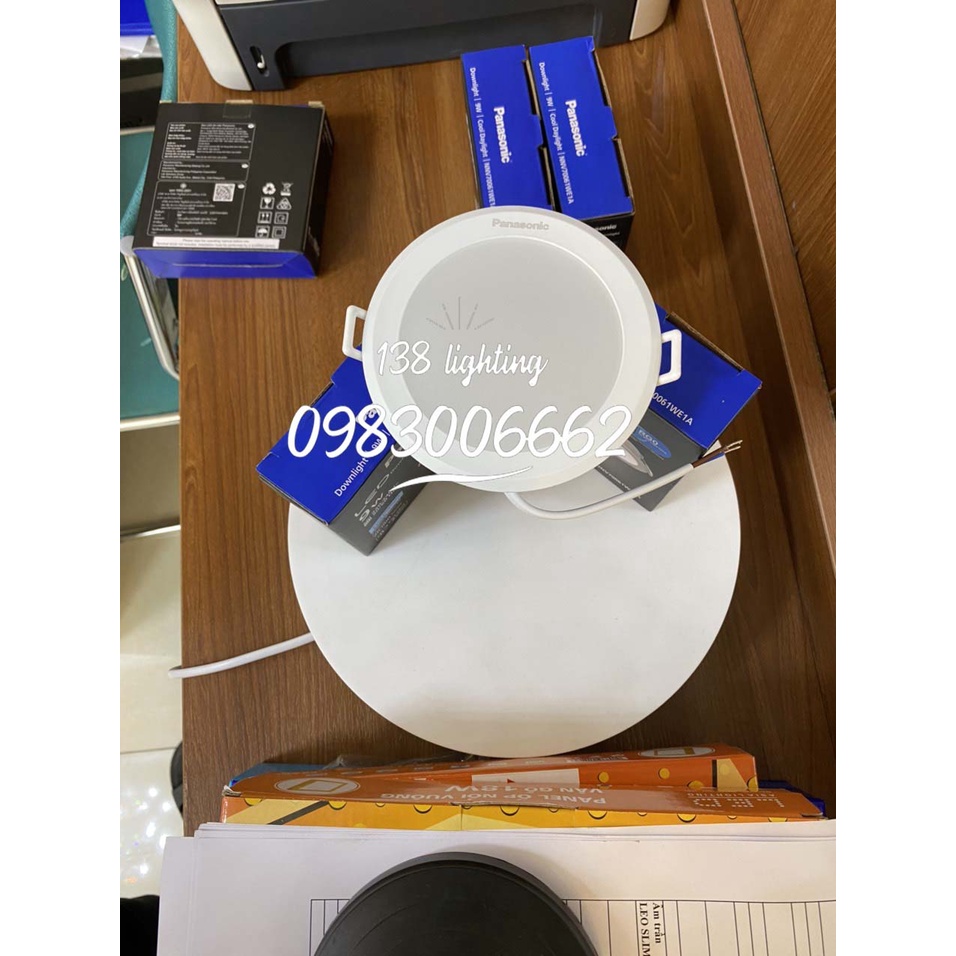 Đèn led âm trần Panasonic 9w/d90 Dowlight DN 2G Nguồn liền thân chip led RG0 loại bỏ ánh sáng xanh gây hại
