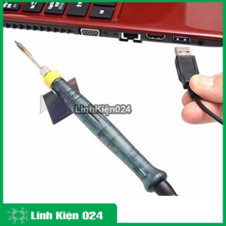 Mỏ Hàn Nhiệt Mini 5V-8W 400°C Dùng Nguồn USB Siêu Tiện Dụng