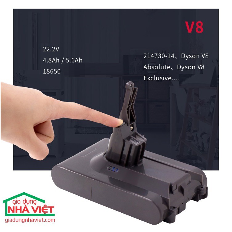 Pin máy hút bụi Dyson V8 SV10