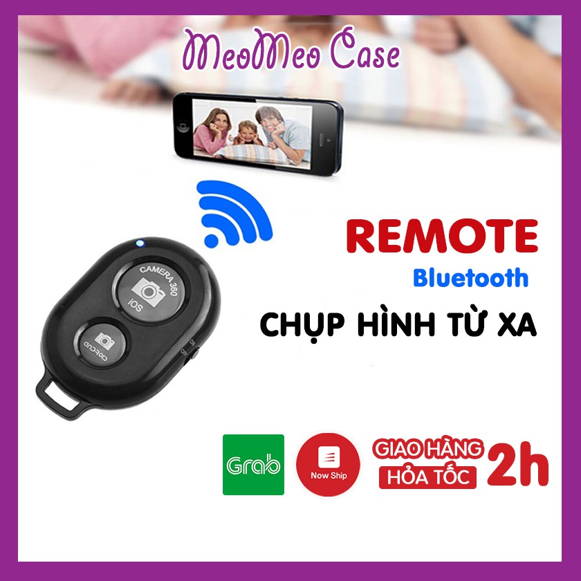 Remote chụp hình kết nối bluetooth - nút bấm điều khiển chụp ảnh từ xa cho điện thoại thông minh - Meomeo Case