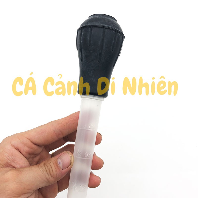 Ống hút phân cá loại NHỎ 30 ML - Hút cặn bẩn hồ cá vệ sinh bể cá
