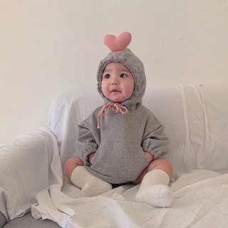 Quần áo trẻ em câu lạc bộ trẻ em mùa thu và mùa đông mũ một mảnh dày