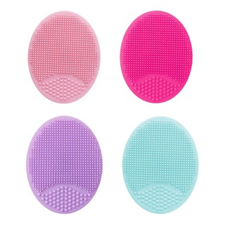 Miếng rửa mặt silicon gai hình oval