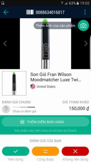 [Chính Hãng]Son Gió Luxe Moodmatcher Luxe Twist Stick Mỹ