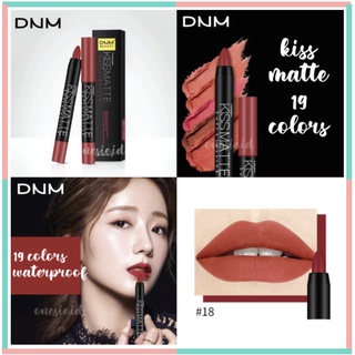 Image of DNM Pensil Lipstik Matte Clay Lipstick Pencil Tahan Lama Long Lasting Matte Rotate 19 Colour LA081