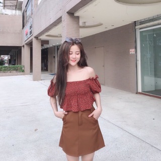 Sét bẹt vai chân váy