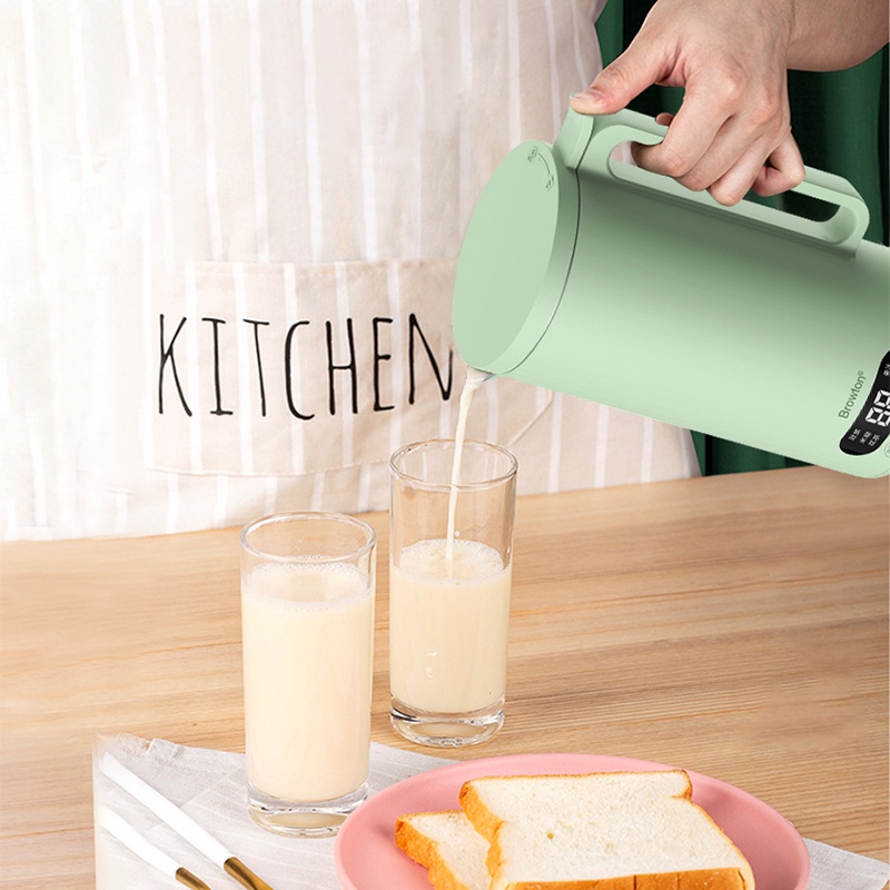 Máy làm sữa hạt Finose, đun, nấu sữa đậu nành đa năng, hẹn giờ 12 tiếng, màn hình hiển thị thông minh, không gây ồn, nhỏ