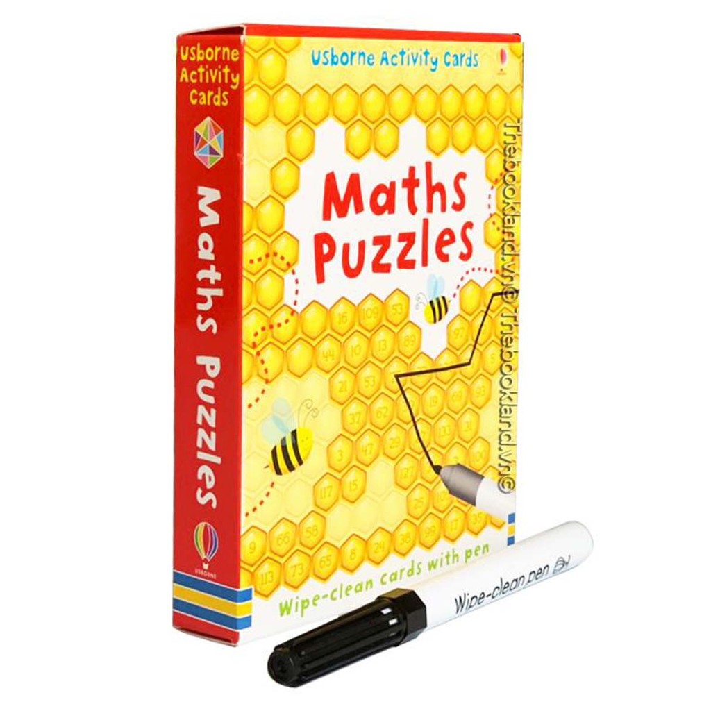 Sách Usborne giải đố tiếng Anh: Maths Puzzles