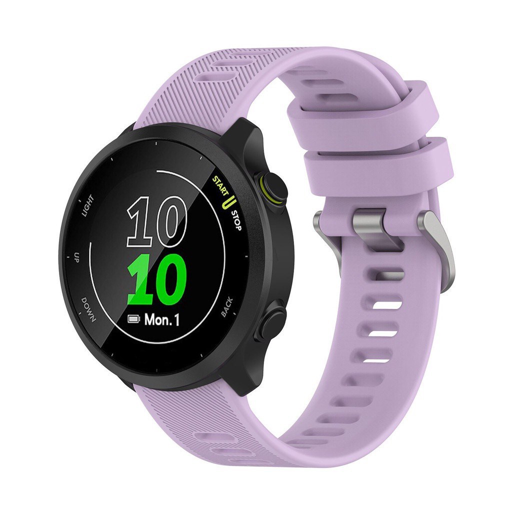 Dây đeo silicon 20mm cho garmin Forerunner 158 55 245 245m 645 Vivoactive 3 / Garmin Venu Sq