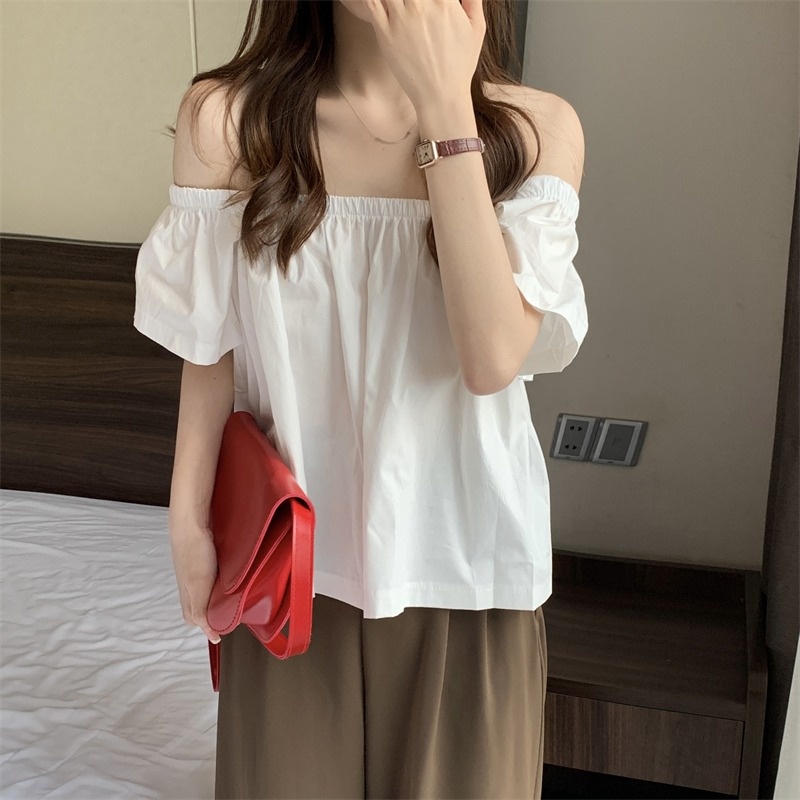 Áo Chun Trễ Vai Hàng Quảng Châu M2616-Violet