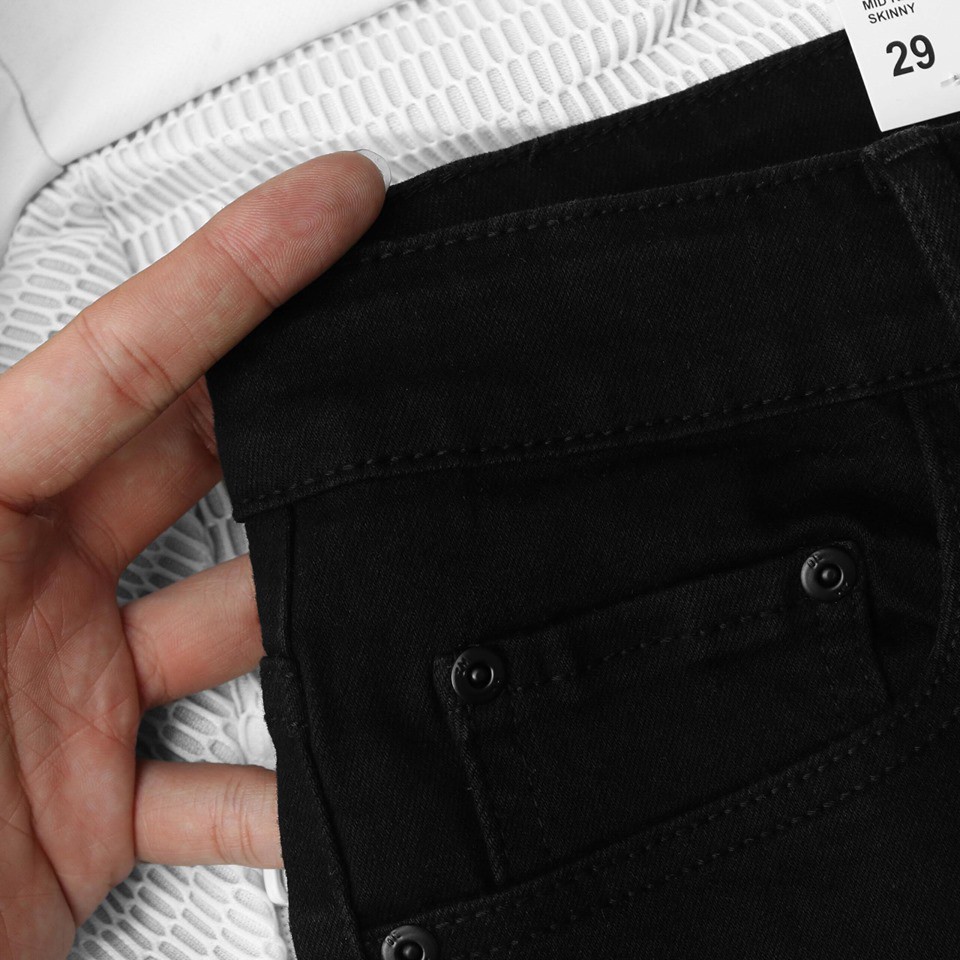 Xã kho giá sốc - Quần jean nam Zara màu đen form slimfit - quần jeans VNXK cao cấp