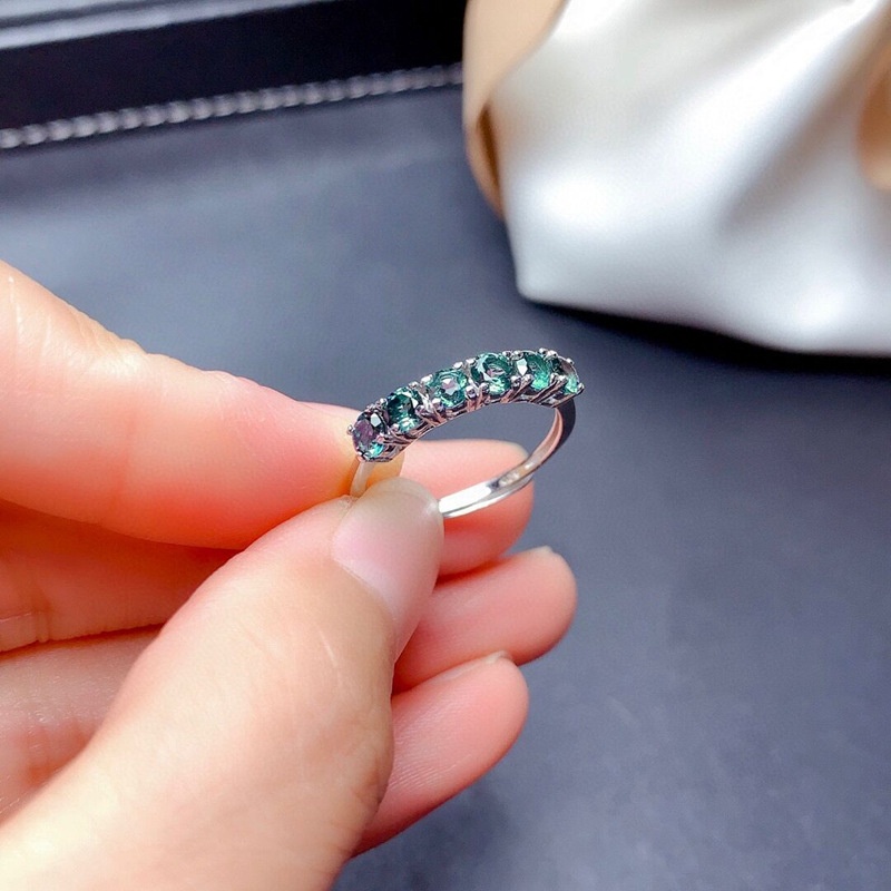 ❤ Nhẫn Hở Mạ Bạc 925 Hình Chim Công Đính Đá Topaz Thời Trang Hàn Quốc Cho Cặp Đôi