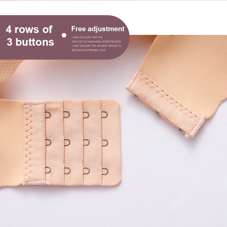 Áo lót AOWEINISI nâng ngực không gọng không đường may màu macaron xinh xắn