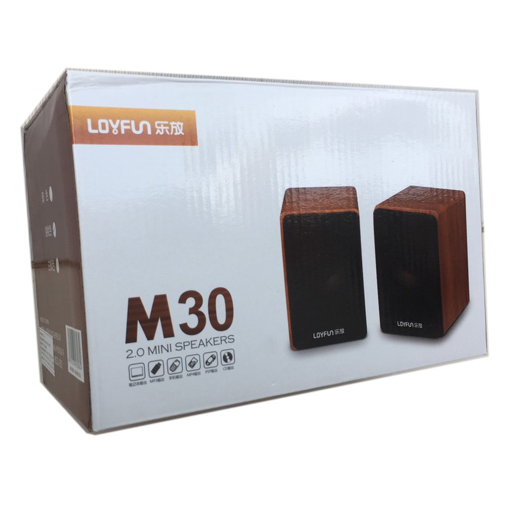 Loa vi tính-Loa vi tính 2.0 LOYFUN M30 nghe lớn sôi động