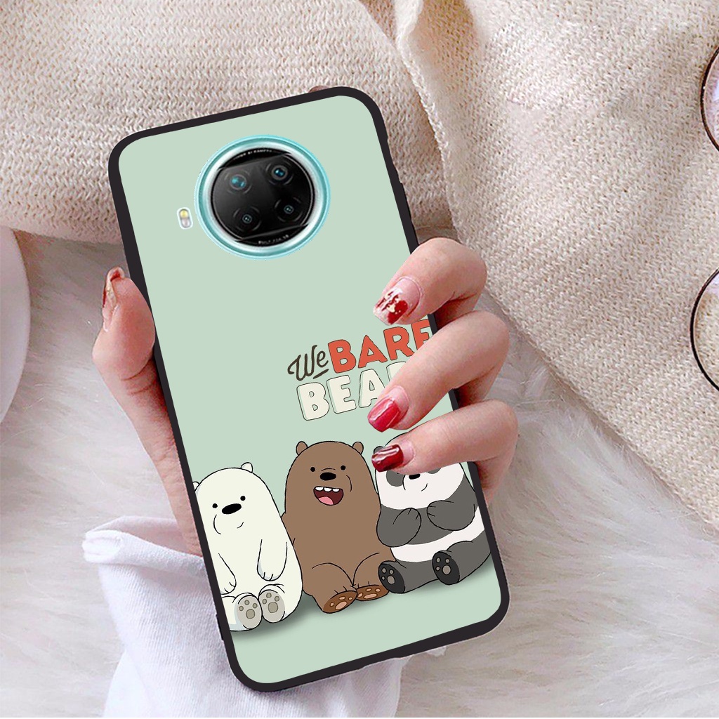 Ốp lưng Xiaomi Redmi Note 9 Pro 5G viền dẻo TPU BST Gia Đình Nhà Gấu