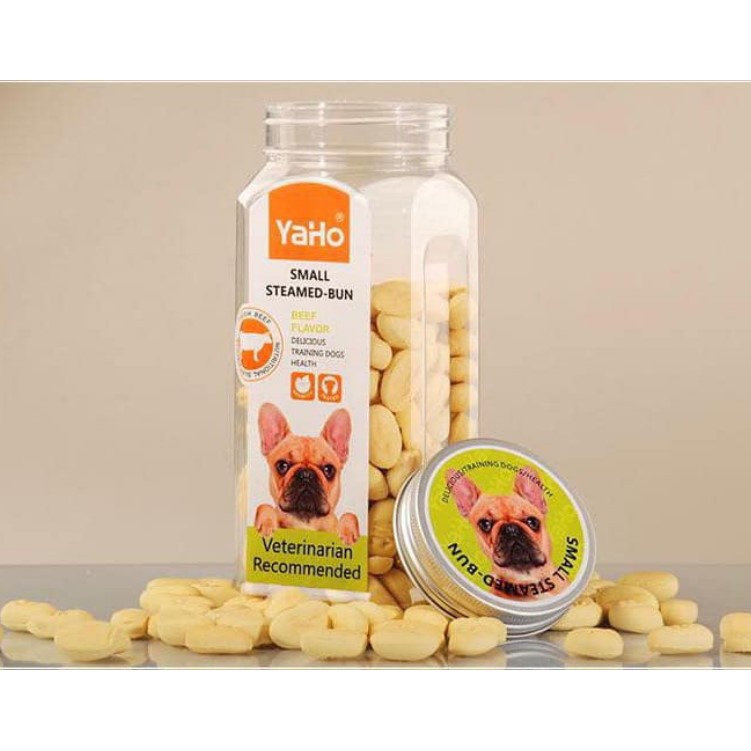 [Tăng Canxi] 2 Viên Bánh Thưởng Snack Happy Viên Dành Cho Chó Nhiều Vị Làm Sạch Răng Miệng Thơm - Bobo Pet Shop Hà Nội