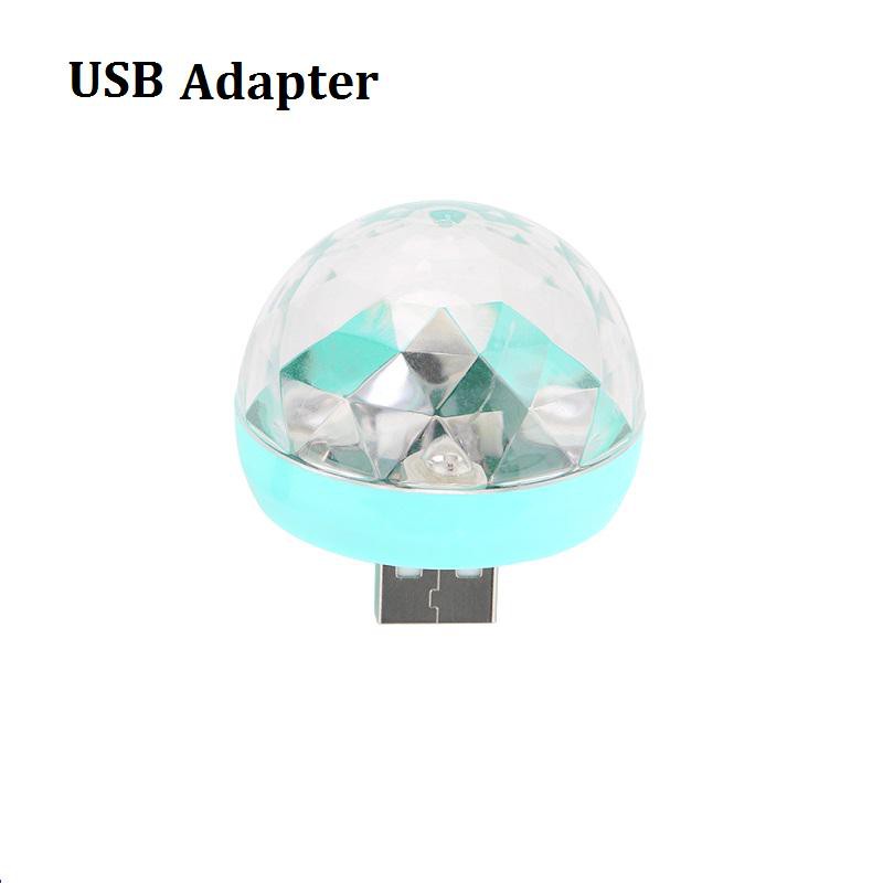 Đèn LED sân khấu mini RGB DC 5V 5W 7 chế độ phát sáng