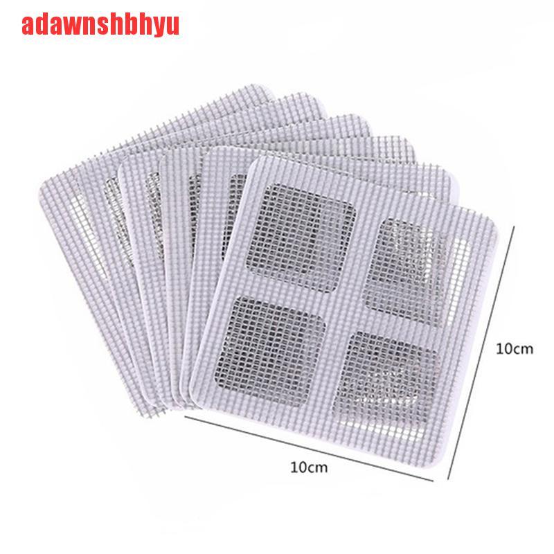 [adawnshbhyu]6Pcs Anti-insect Door Window Mosquito Screen Net Repair Broken Hole Sticker Tool