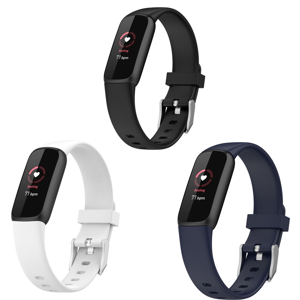 Đồng hồ thông minh Fitbit Luxe Silicone thay thế phụ kiện dây đeo tay thể thao Máy theo dõi thể dục 2021