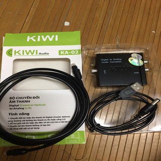 Bộ chuyển quang từ optical sang audio chính hãng kiwibox Ka 02 - chuyển quang kiwibox