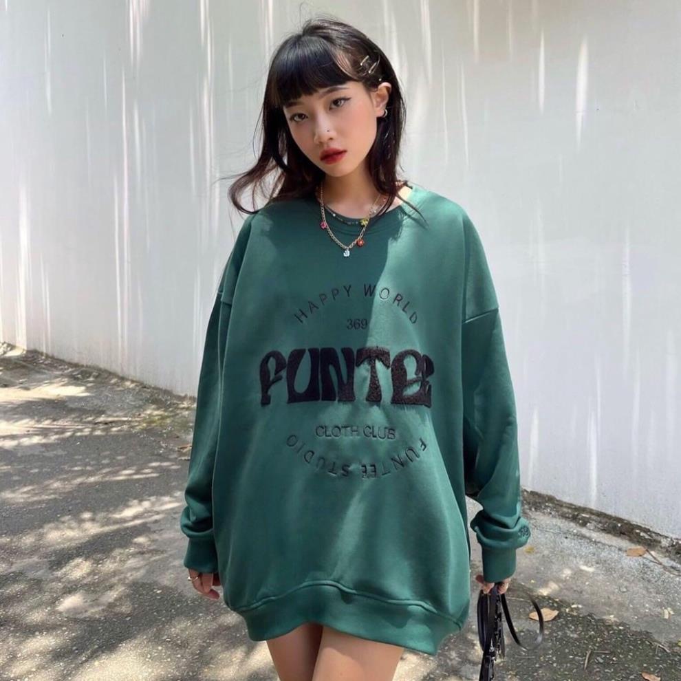 Áo nỉ sweater FUNTEE cho nam nữ , chất nỉ cotton form thụng oversize hình in sắc nét phong cách Hàn Quốc