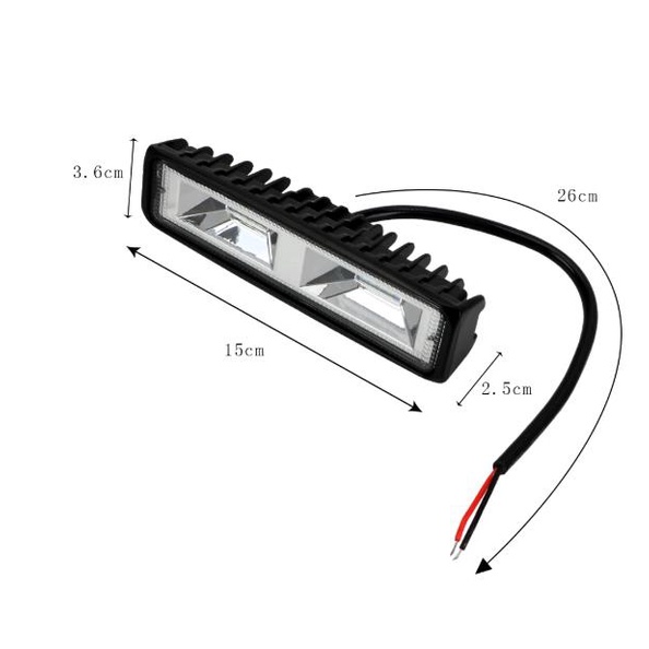 Đèn Pha LED 48W 8000lm 12-24V Chuyên Dụng Cho Xe Tải / Tàu Thuyền