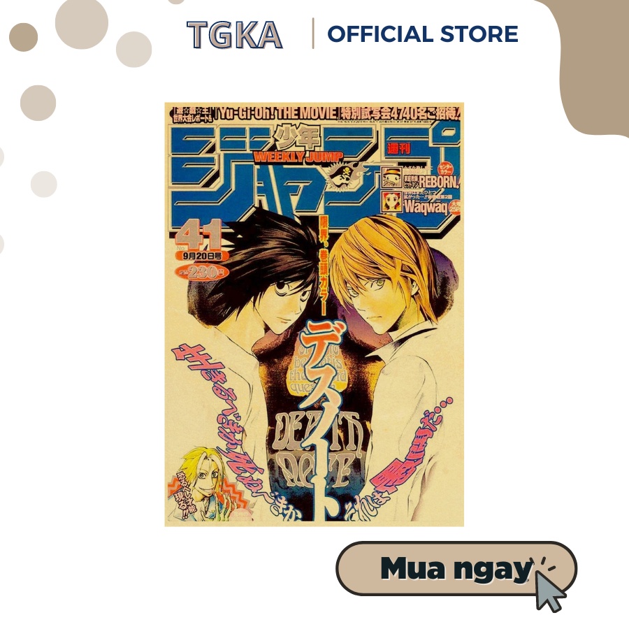 Poster anime Truyện Tranh Nhật Bản nhiều mẫu, bóc dán cực nhanh, in hình sắc nét