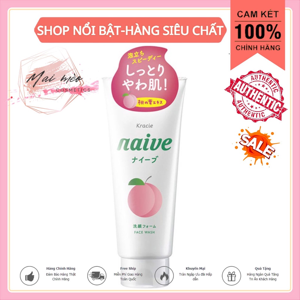 Sữa Rửa Mặt Naive Nhật Bản Thiên Nhiên