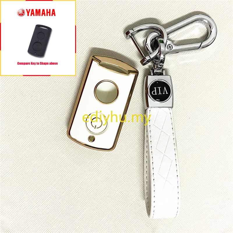 Vỏ TPU Bảo Vệ Chìa Khóa Cho YAMAHA NVX155 NMAX 125/155 2015-2019 QBIX AEROX JAUNS XMAX 125/250/300/400 2017-2020 QBIX