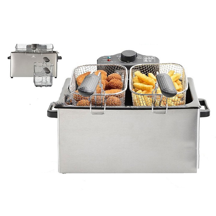 Bếp chiên điện sokany, Bếp chiên nhúng đôi SOKANY