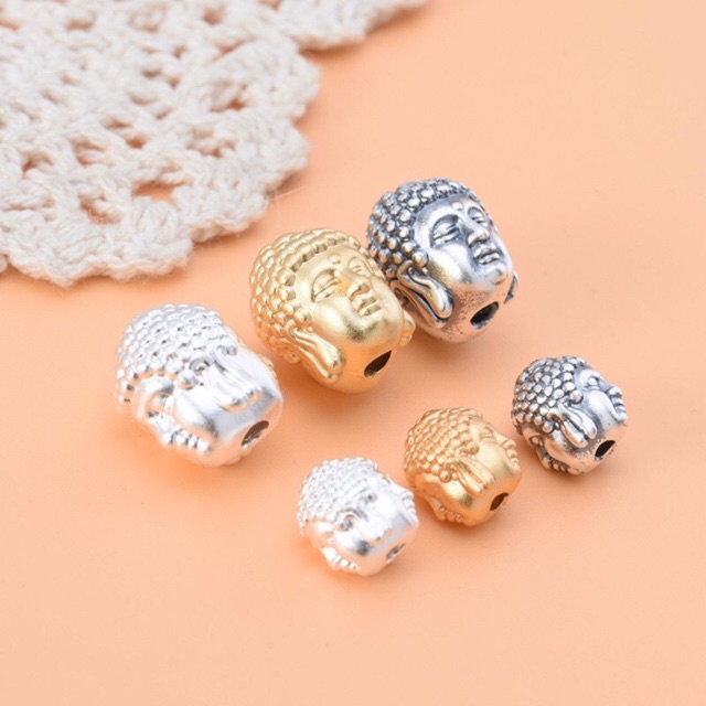 [GIÁ BUÔN] Charm Mặt Phật đôi bạc - Hàng bạc loại 1 siêu đẹp PH712