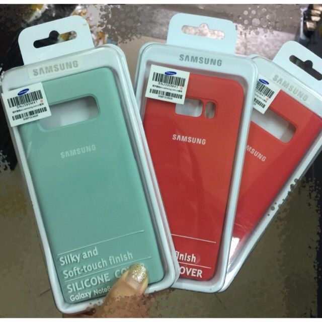 Ốp Silicone Cover Galaxy Note 8 Nhựa cứng lót nỉ chống sốc