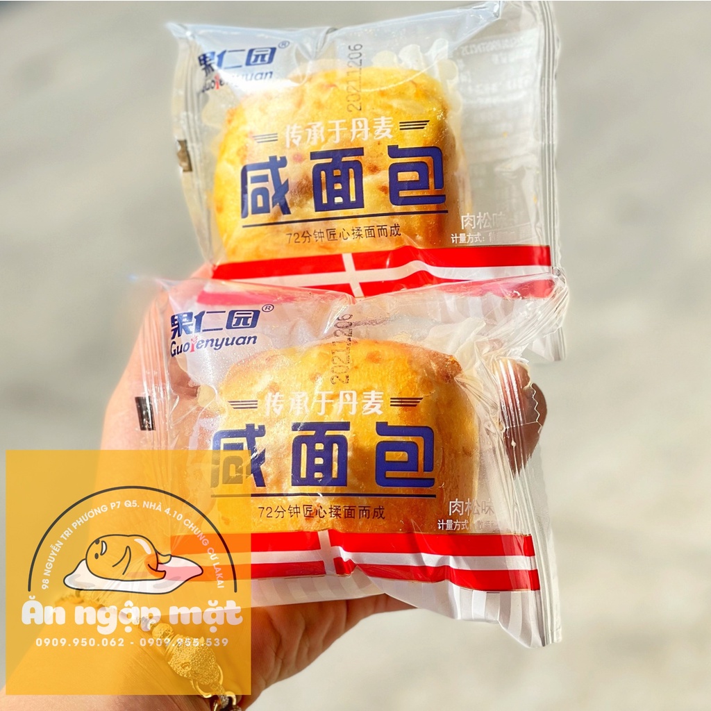 [MỚI] BÁNH MÌ RUỐC CHÀ BÔNG SỐT PHÔ MAI - 500G ( 11 bánh)