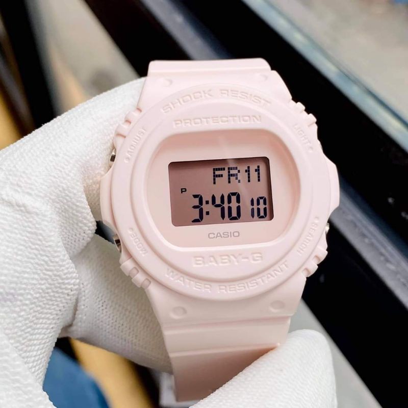 Đồng hồ Casio Nữ Baby-G BGD-570-4DR hồng nữ tính chống nước 200m giá rẻ