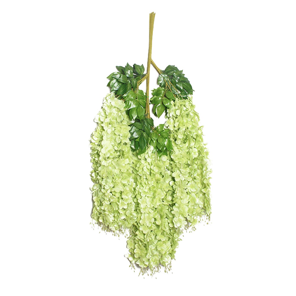 1 Nhánh Hoa Tử Đằng Nhân Tạo Treo Tường Trang Trí Nhà Cửa / Tiệc Cưới