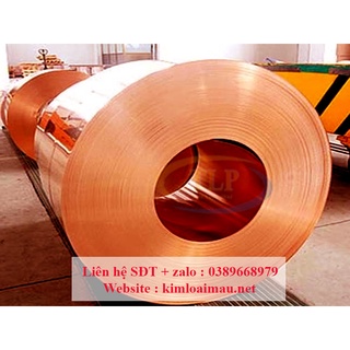 Đồng tấm đỏ dày 0.6mm rộng 600mm dài 500mm
