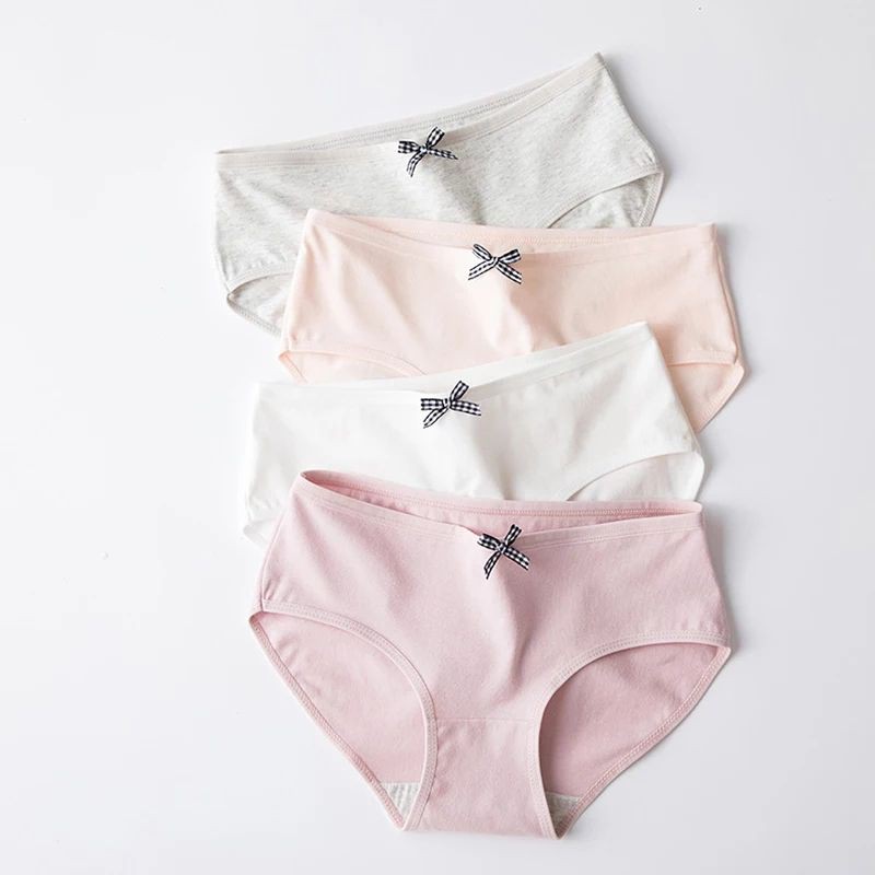 QUẦN LÓT TRƠN COTTON ĐÍNH NƠ mã 978 | BigBuy360 - bigbuy360.vn