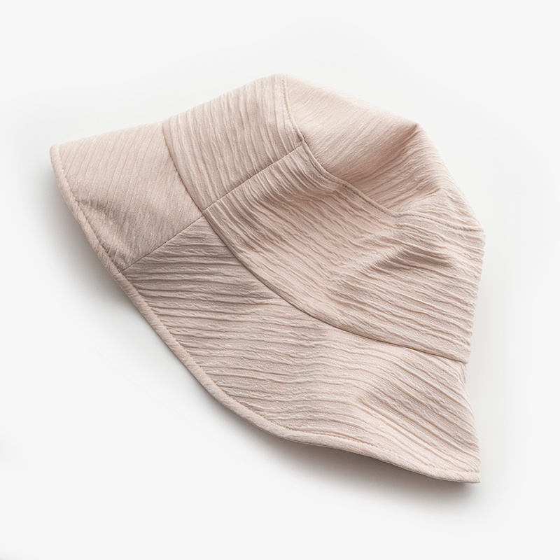 Mũ Xô Cotton Mỏng Mềm Gấp Gọn Màu Trơn Phong Cách Nhật Bản Thoải Mái
