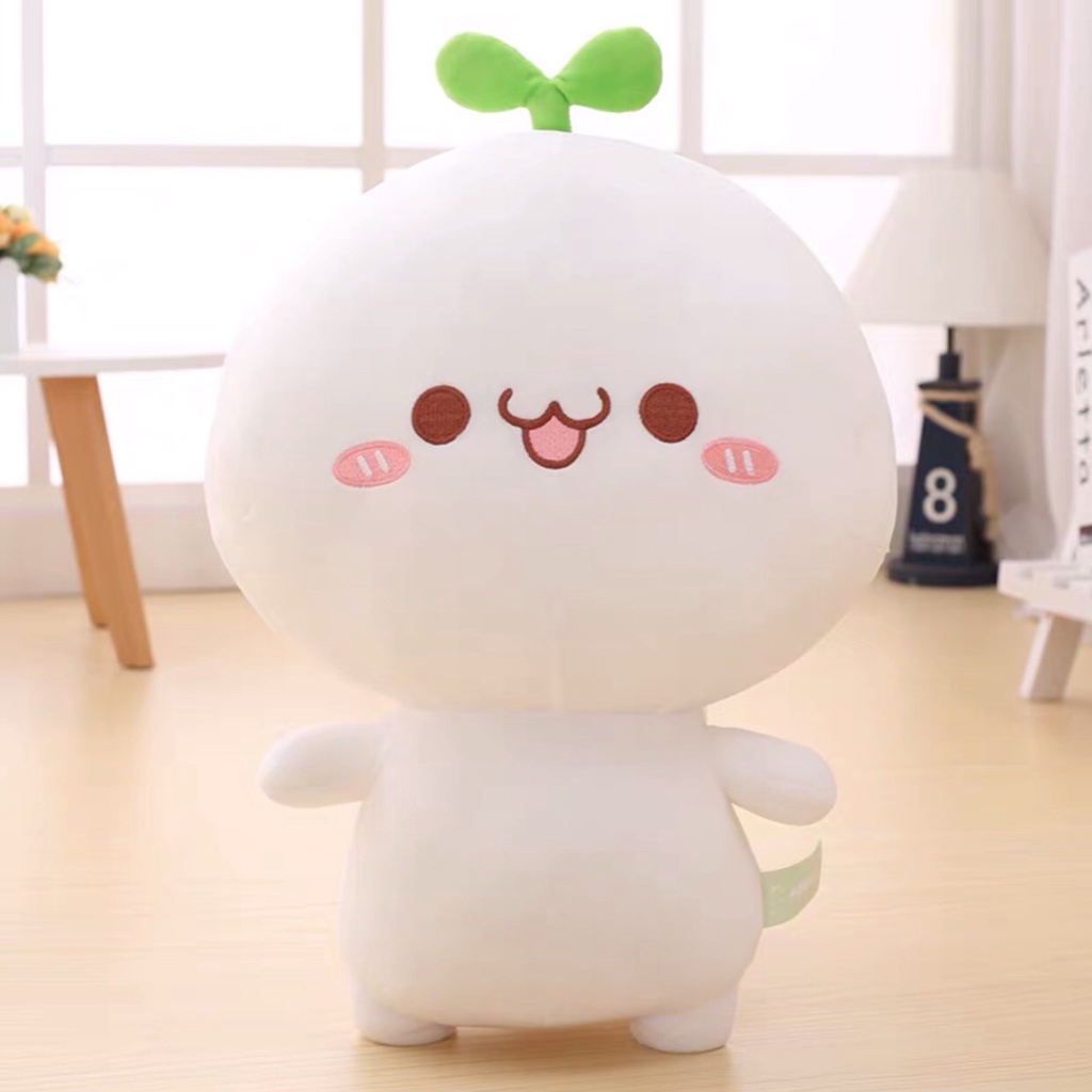 Gấu Bông Nhỏ Cute Rau Mầm, Thú Nhồi Bông mầm Cây Dễ Thương TK48