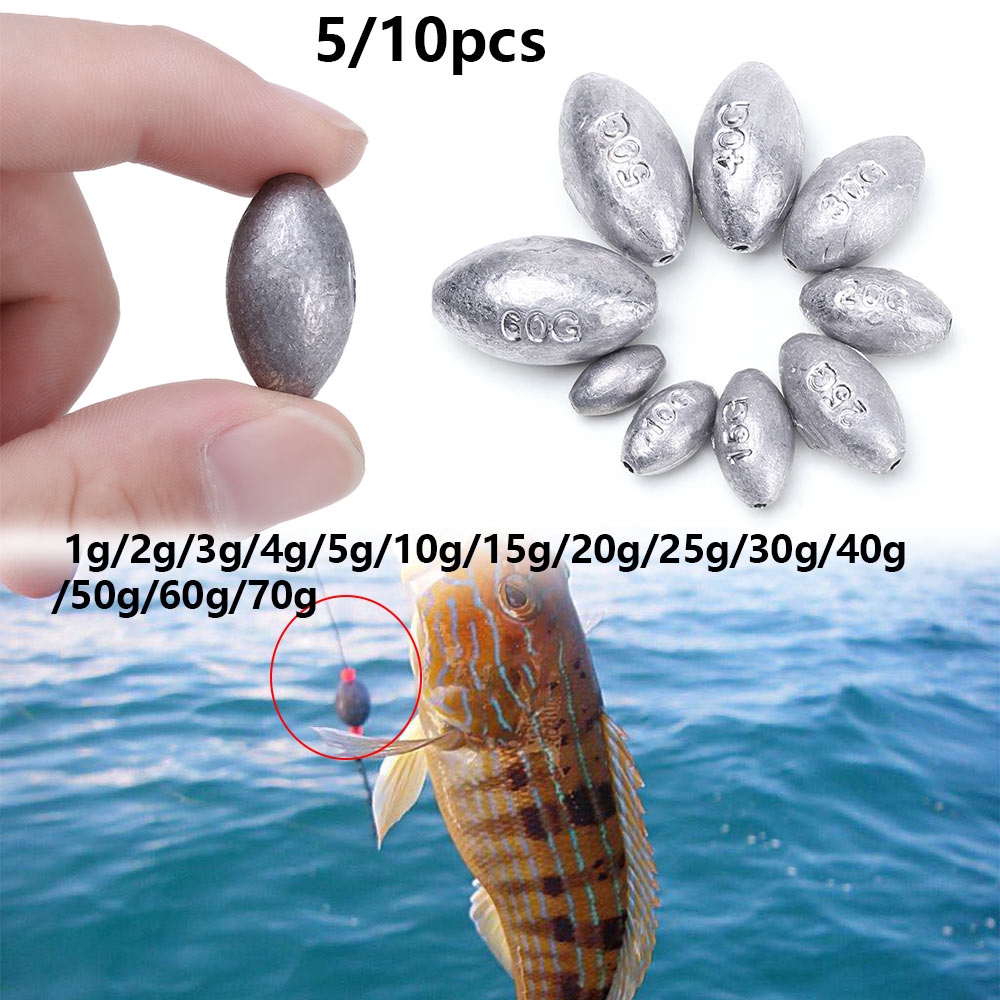 Set 5/ 10 chì câu cá chuyên dụng