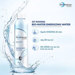 Xịt Khoáng / Nước khoáng dưỡng da ẩm mượt mịn màng Bio-Essence Bio-Water Energizing Water 100ml / 300ml