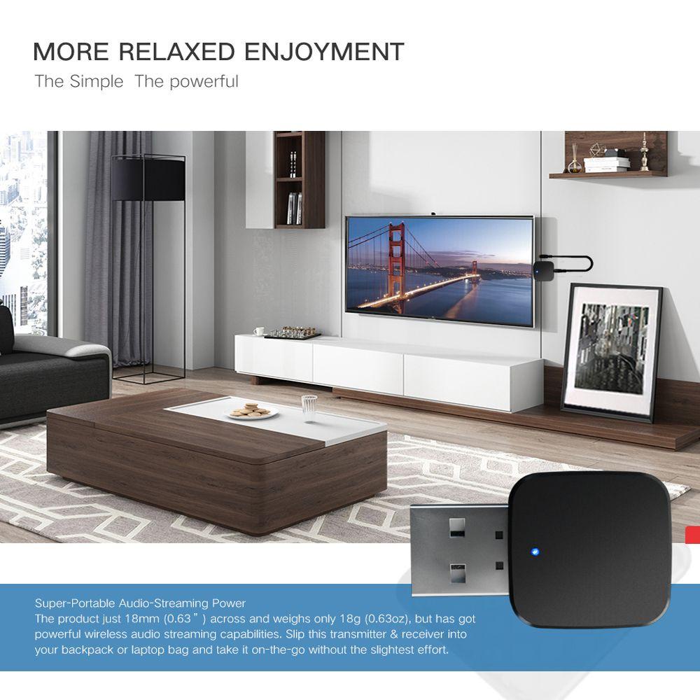 Thiết Bị Truyền Nhận Tín Hiệu Âm Thanh Không Dây AUX Cho Xe Hơi