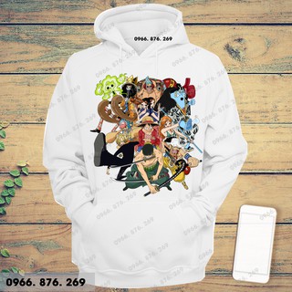 Áo hoodie nỉ one piece